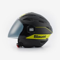 CASCO BLAUER BRAT BLACK MATT/ YELLOW FLUO