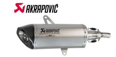 SILENZIATORE Slip-On ITALJET DRAGSTER 125-200 AKRAPOVIC OMOLOGATO UE