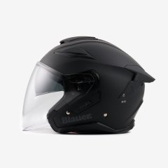 CASCO BLAUER JJ-01 MONOCOLOR NERO OPACO