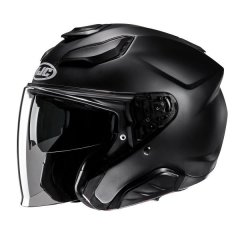 CASCO HJC F31 SOLID JET SEMI FLAT BLACK